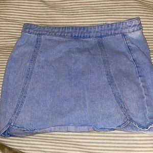 pacsun jean skirt size 0